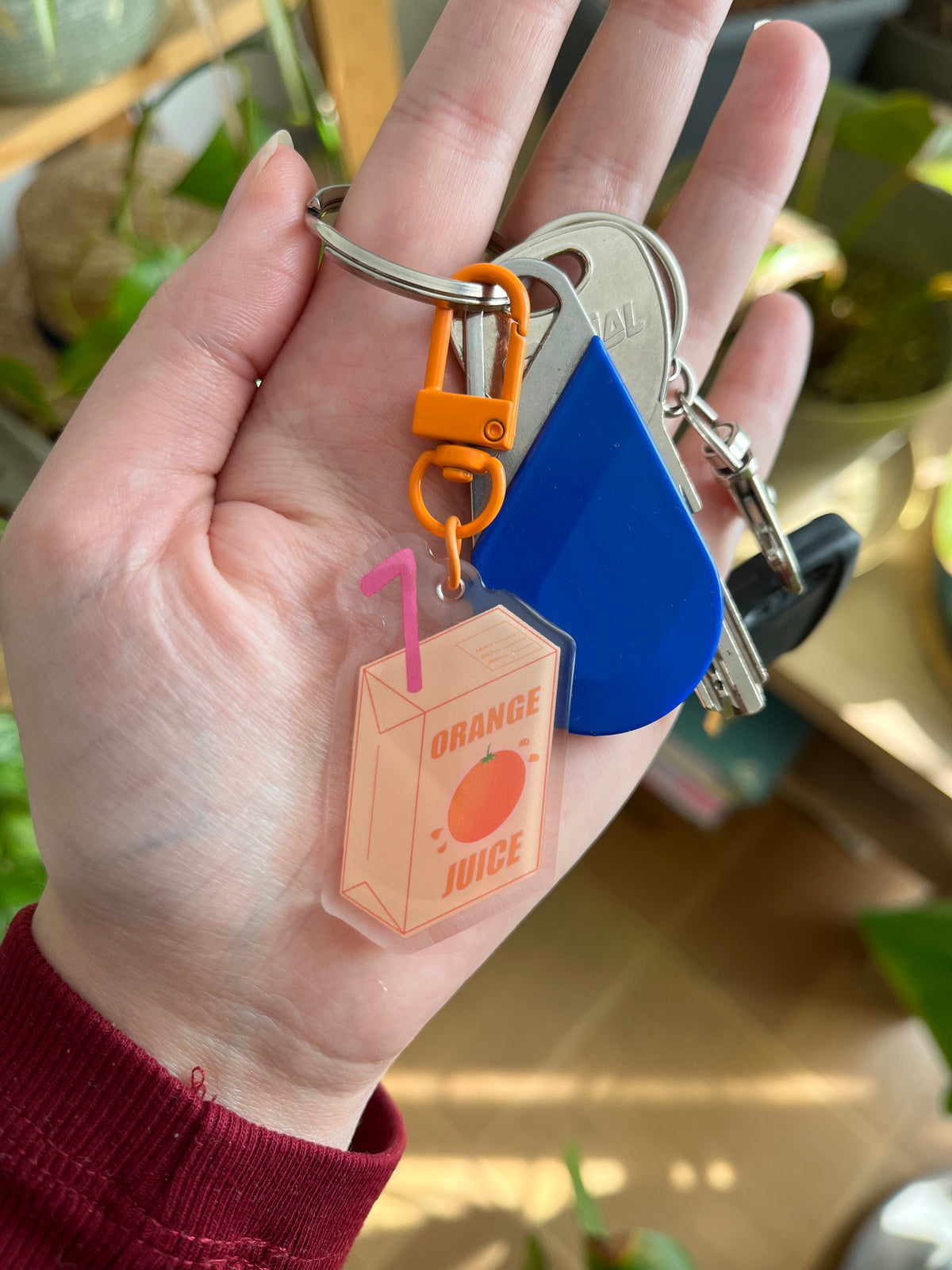 Porte clé "Orange juice"