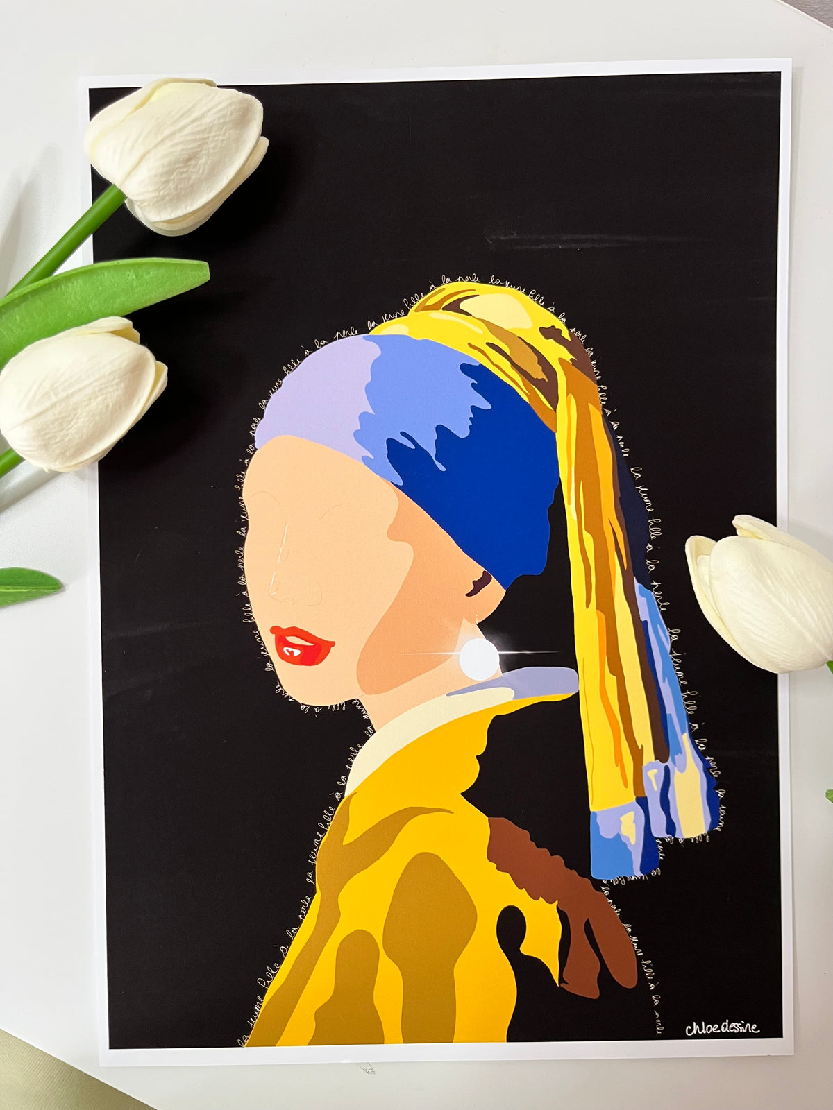 Affiche - La jeune fille à la perle.