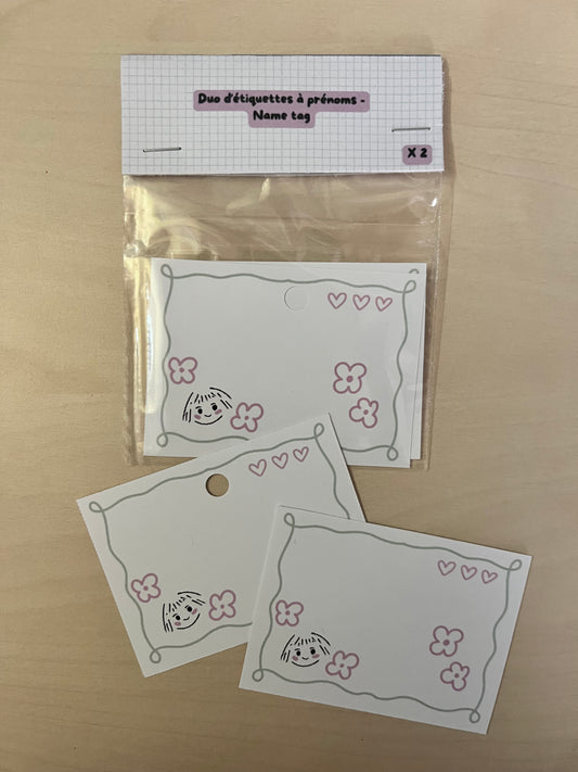 Pack de name tag