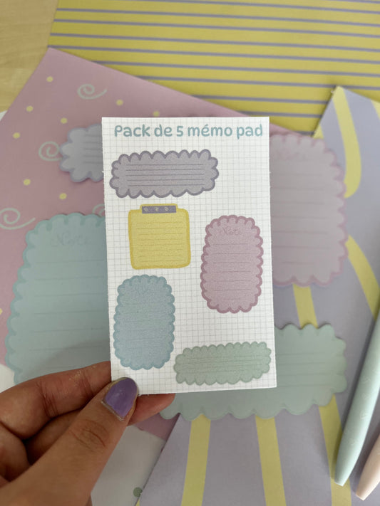Pack de mémo pad