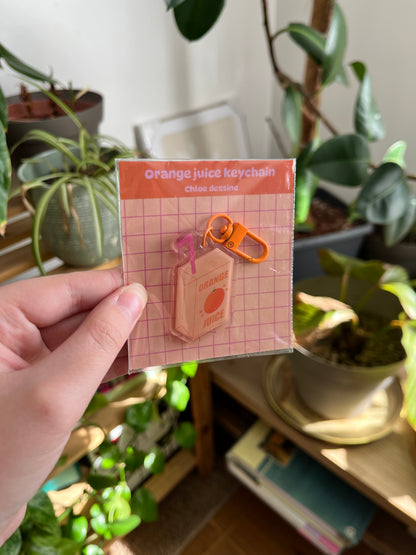 Porte clé "Orange juice"