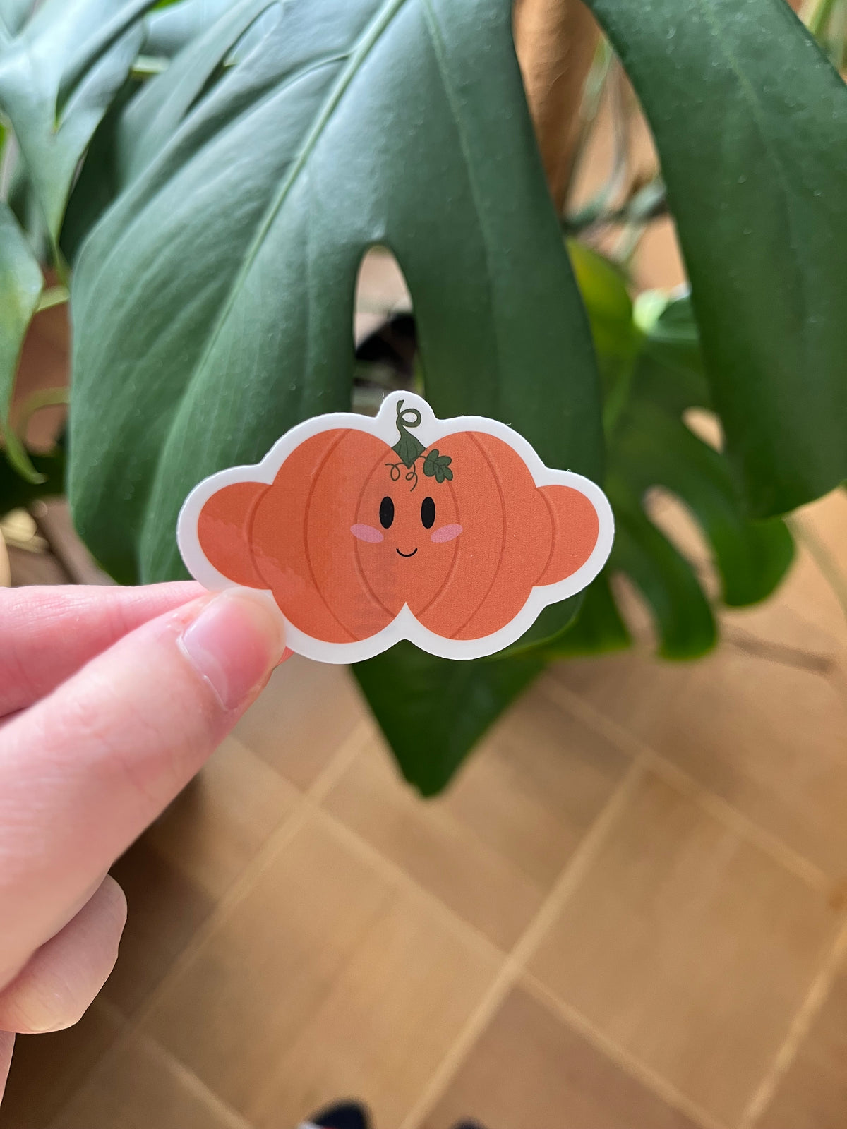 Stickers Claude citrouille
