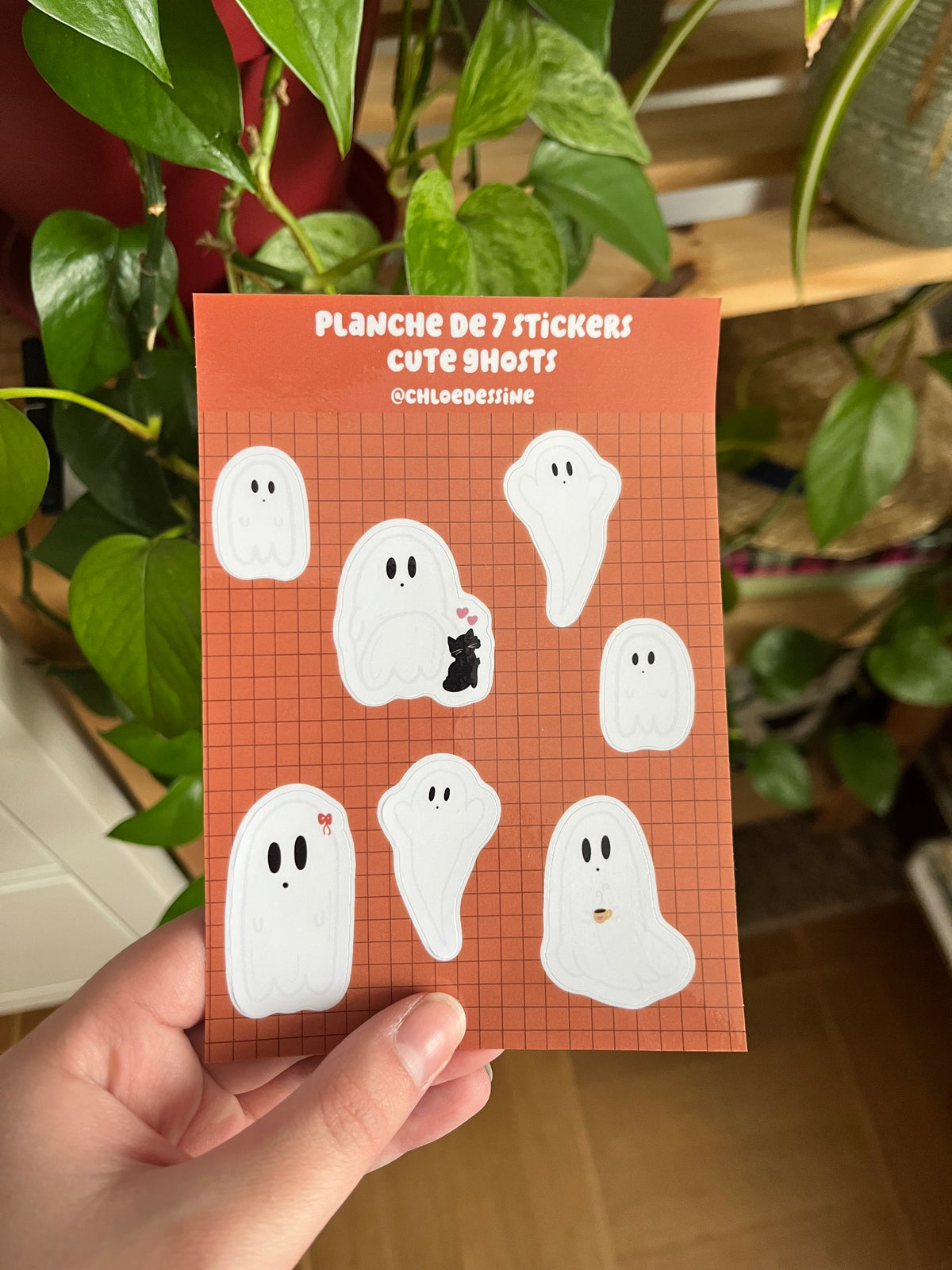 Planche de stickers "Cute ghosts"