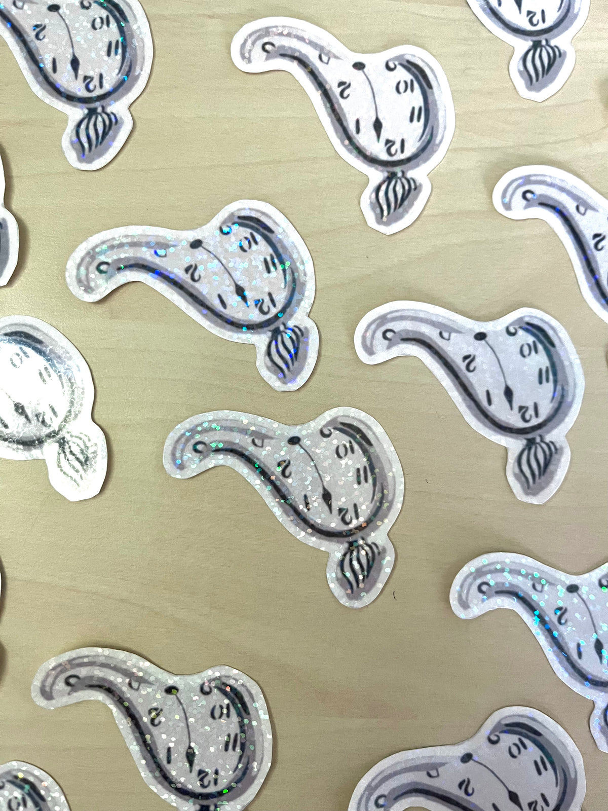 Stickers - Les montres fondues