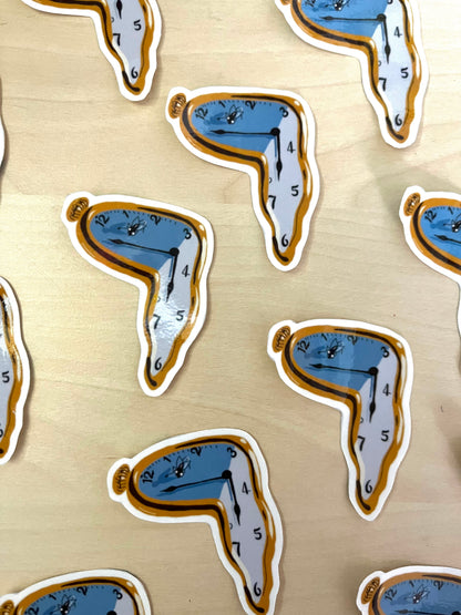 Stickers - Les montres fondues