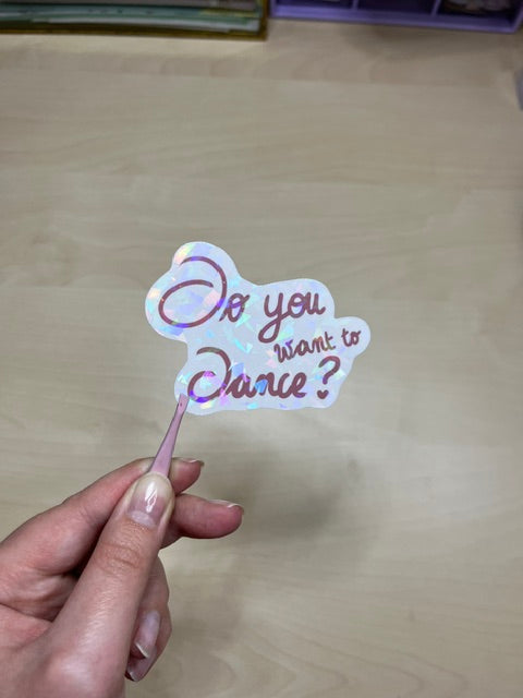Sticker "Do you want to dance"