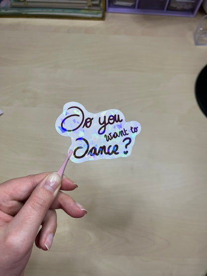 Sticker "Do you want to dance"