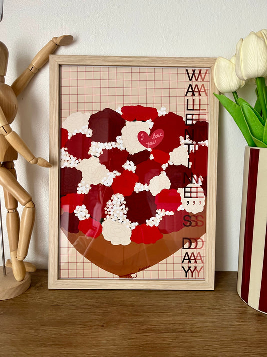 Affiche - Le bouquet de roses
