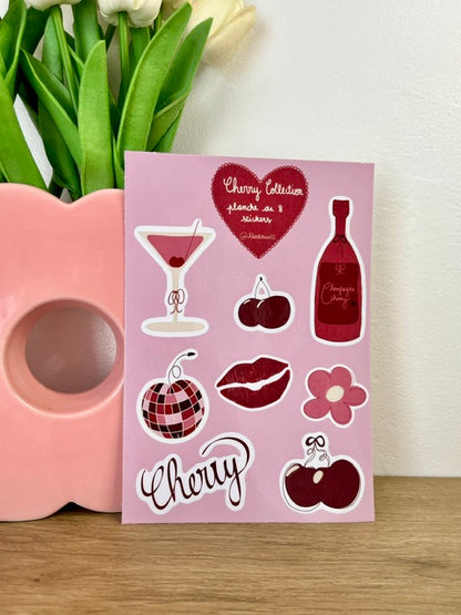 Planche de stickers - Cherry