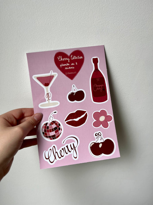 Planche de stickers - Cherry