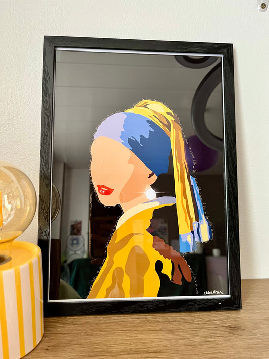 Affiche - La jeune fille à la perle.