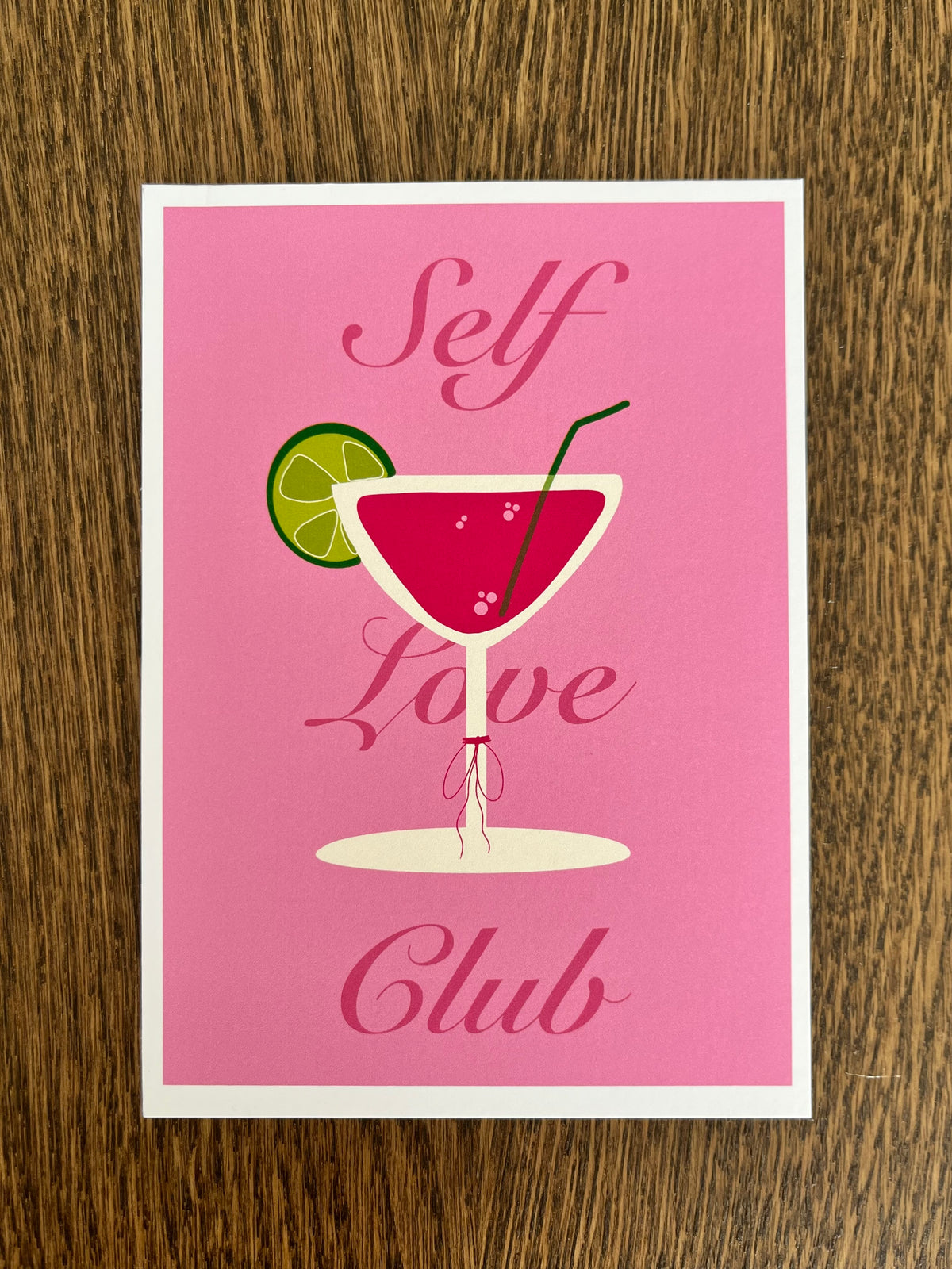 Affiche "Self love club"