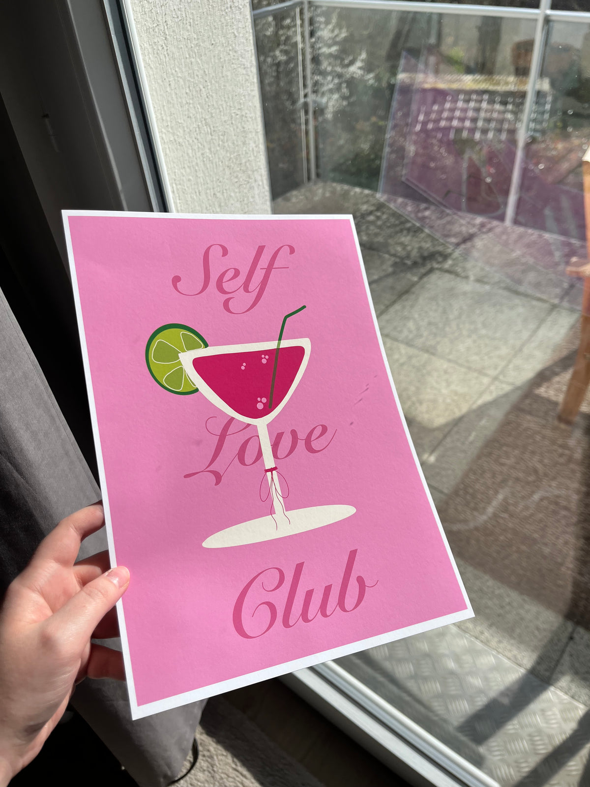 Affiche "Self love club"