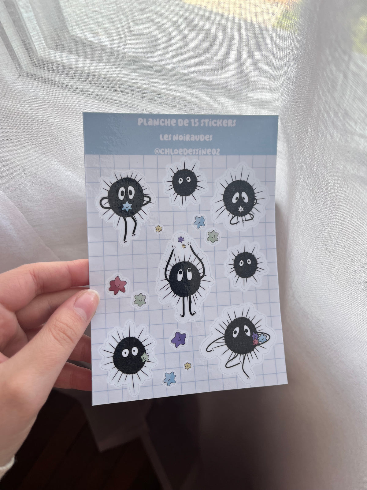 Planche de stickers - Les noiraudes
