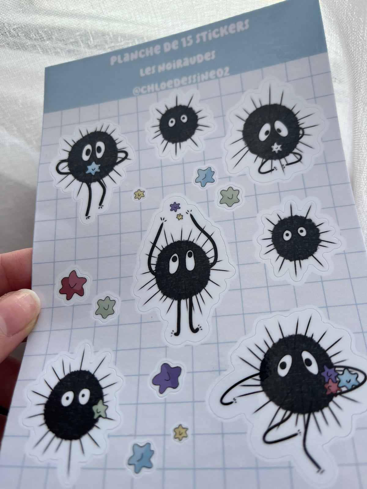 Planche de stickers - Les noiraudes