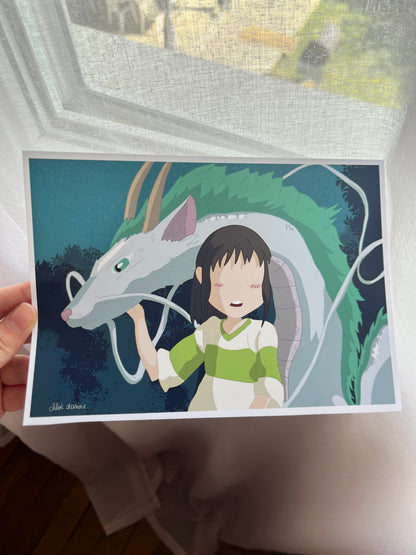 Affiche - Haku & Chihiro