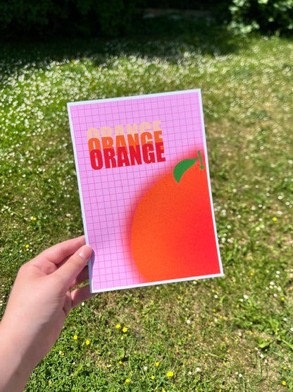 Affiche - Orange