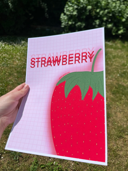 Affiche - Strawberry