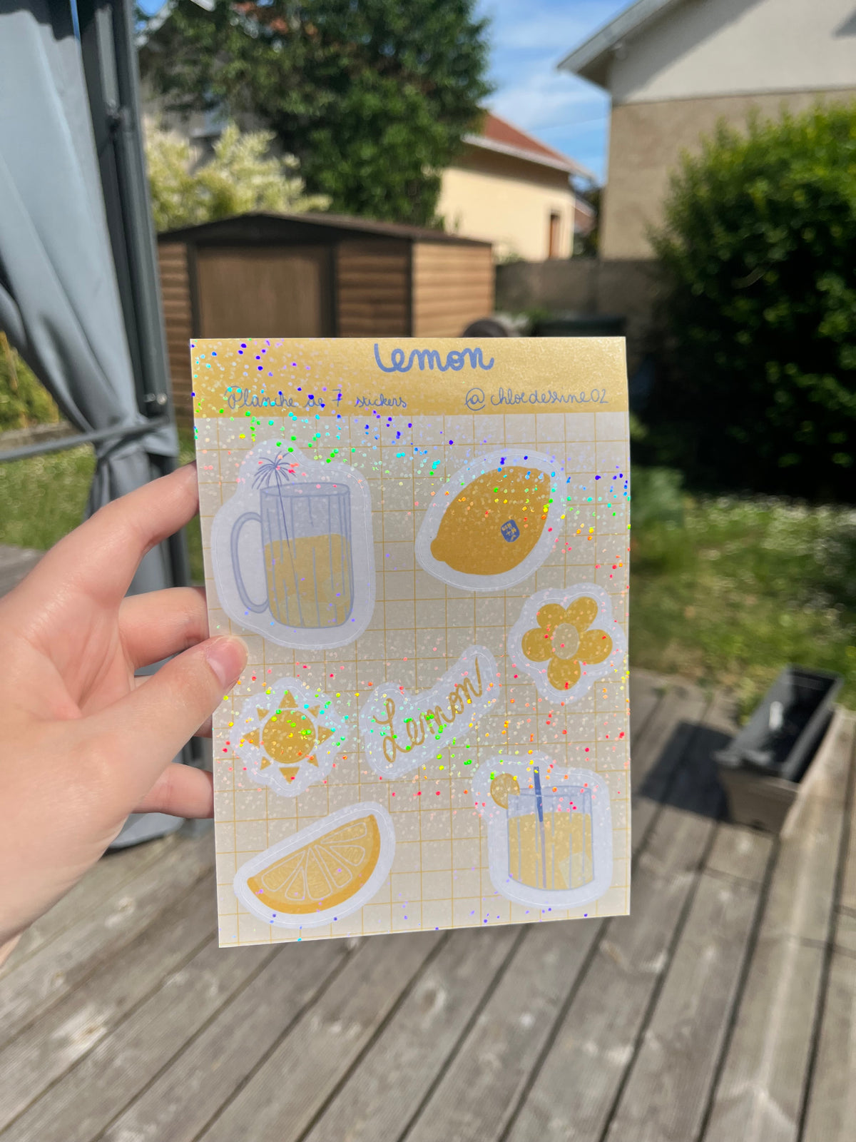 Planche de stickers - Lemon