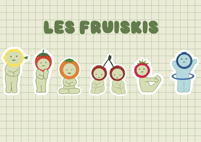 Stickers Smiski - Fruits