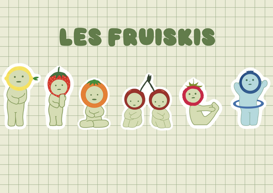 Stickers Smiski - Fruits